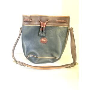 Dooney & Bourke Drawstring Bucket Bag Black. Vintage